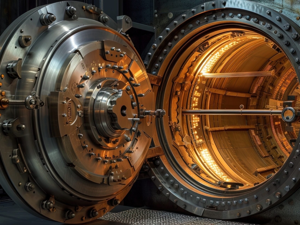 Bank vault door